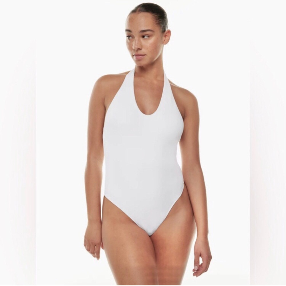 like new Babaton contour halter bodysuit M